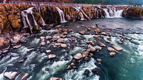 Willamette Falls in the Summer Photograph by George Shubin - Pixels