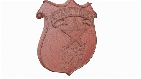 ArtStation - Old Texas Police badge | Resources