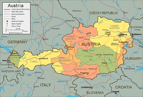 Vienna Austria In World Map - Emalia Mireielle