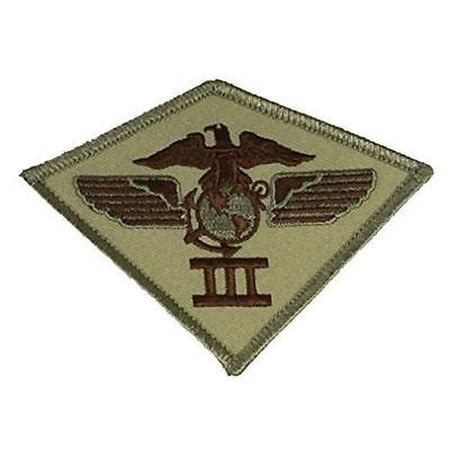 USMC THIRD 3RD III MARINE AIRCRAFT WING MAW PATCH DESERT TAN MIRAMAR CA VETERAN - Walmart.com