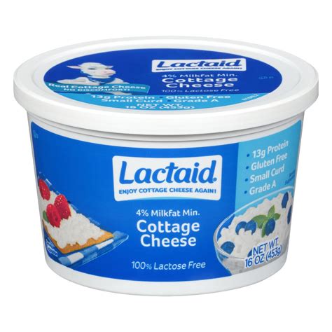 Lactaid 4% Milk Fat Cottage Cheese - Shop Cottage Cheese at H-E-B