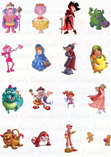 Original Candyland Characters