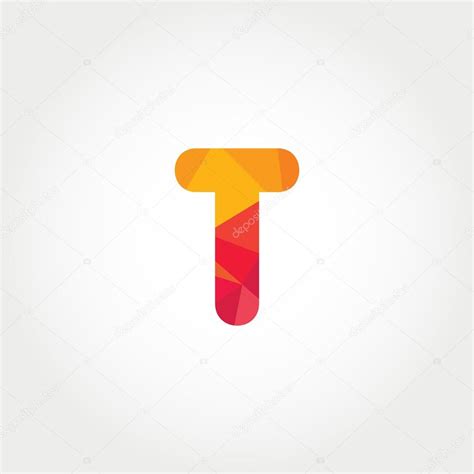 Geometric letter t | Geometric T letter logo icon — Stock Vector © brainbistro #127282058