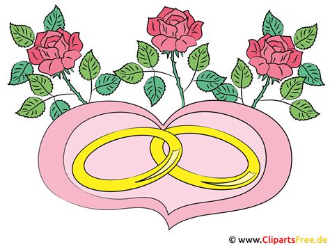 Wedding rings clipart