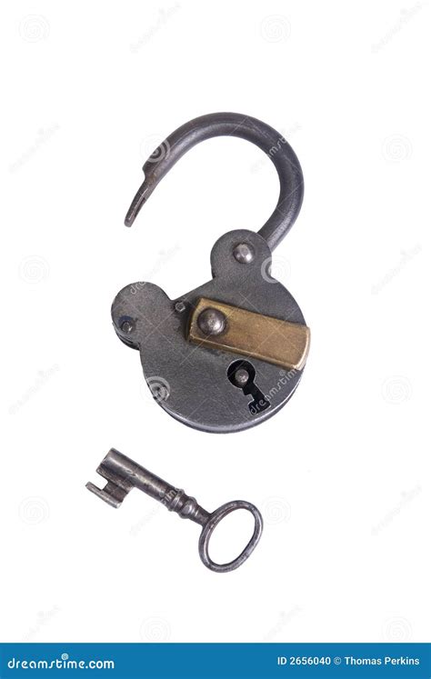 Old Lock And Key Stock Photo - Image: 2656040