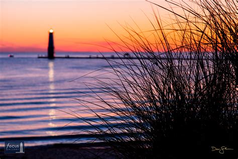 Frankfort Beach Sunset | Frankfort, Michigan | Focus Gallery ...