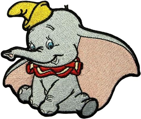 Amazon.com: Dumbo The Elephant Big Ears Embroidered Iron On Disney Movie Character Patch DS-209