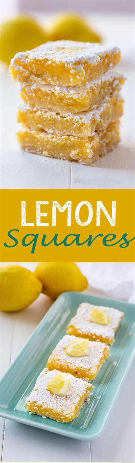 Lemon Squares - Easy Peasy Meals