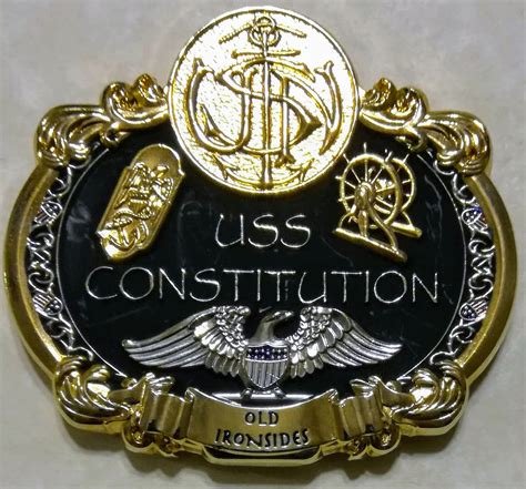 USS Constitution Undefeated 1797 Navy Challenge Coin – Rolyat Military Collectibles