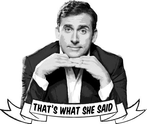 "Michael Scott - "That's What She Said"" Stickers by shakdesign | Redbubble