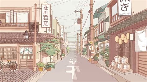 endless takeout | Cute laptop wallpaper, Anime scenery wallpaper, Cute ...