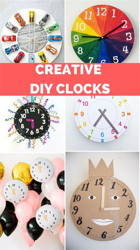 DIY CLOCK FOR KIDS: 9+ FUN LEARNING TIMEPIECES | Clock for kids, Clocks diy crafts, Clock craft