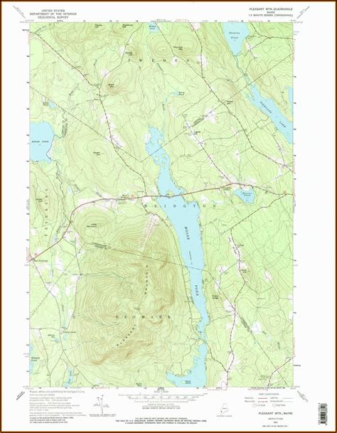 Topographic Map Bridgton Maine - map : Resume Examples #djVaJ8Wv2J