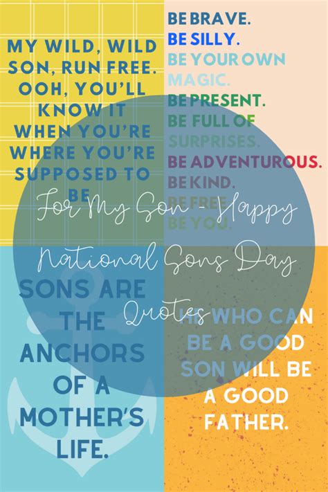 For My Son - Happy National Sons Day Quotes - darling quote | Happy national son's day quotes ...