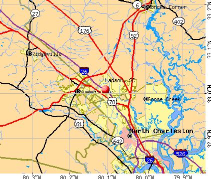 Ladson, South Carolina (SC 29456) profile: population, maps, real estate, averages, homes ...