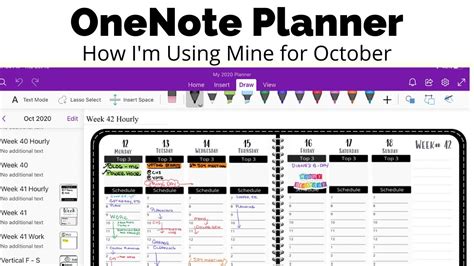 How I'm Using My OneNote Planner 2021 || #theawesomeplanner - YouTube