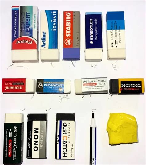 Discover the 14 Best Eraser Brands for Your Art and Writing Needs