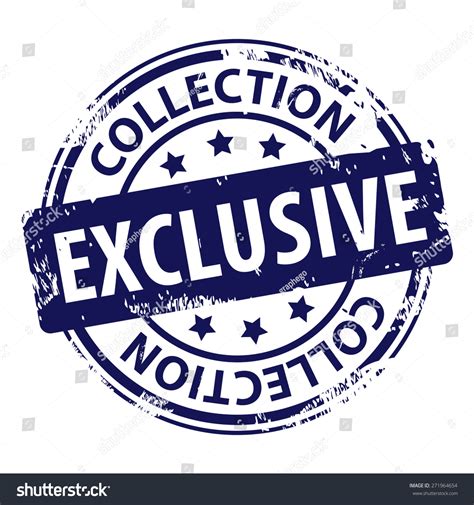 Exclusive Collection Rubber Stamp Icon Isolated On White Background ...