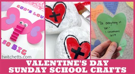 7 Sunday School Valentine Crafts for Kids - Twitchetts