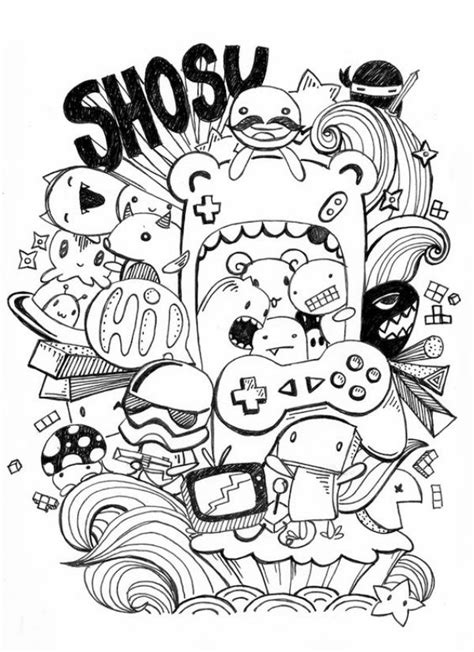 graffiti kertas doodle - Liam Ellison