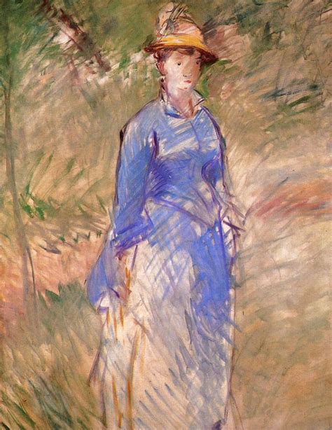 Young Woman in the Garden 1882 Painting | Edouard Manet Oil Paintings