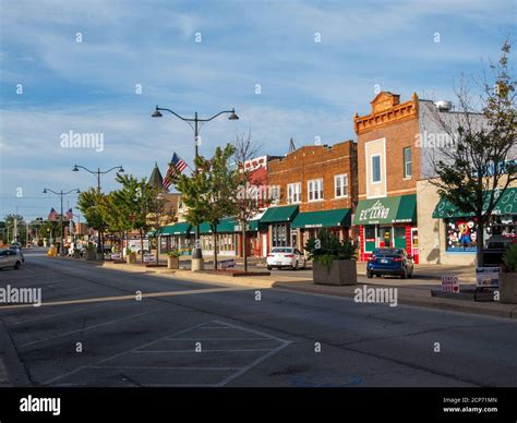 Downtown Melrose Park, Illinois Stock Photo - Alamy