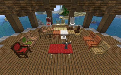 Tables and Chairs V1.1 - [Datapack] [1.13] : r/Minecraft