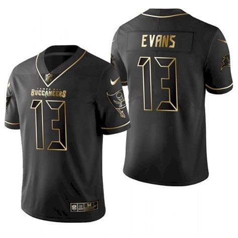 Buccaneers Mike Evans All-Black Golden Edition Jersey – US Sports Nation