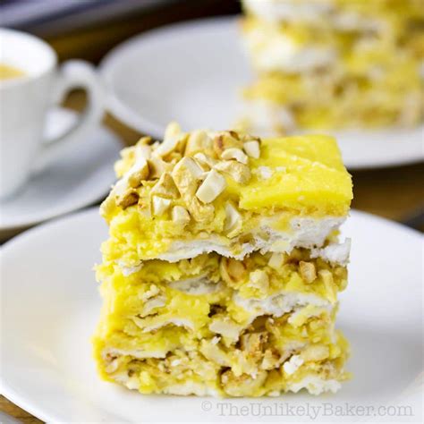 Sans Rival Cake Recipe (Filipino Cashew Meringue Cake) - The Unlikely Baker