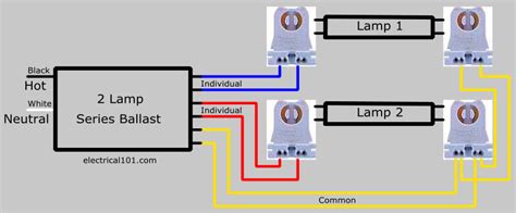 Wiring Diagram Of A Fluorescent Light Ballast