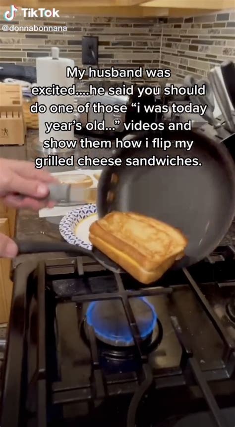 TikTok users blown away by hack that shows the 'right' way to flip a grilled cheese | The US Sun