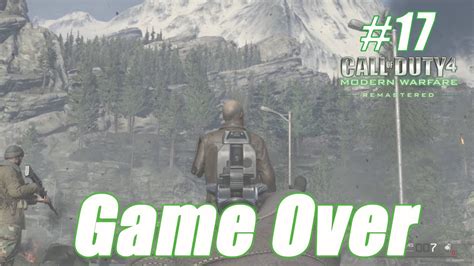 Call of Duty 4 Campaign Remastered Part 17: Game Over and Bonus Mission - YouTube