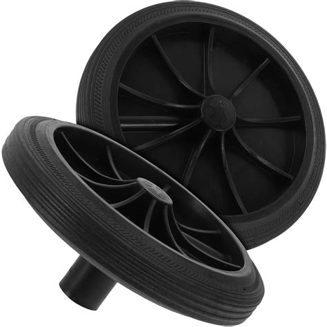 2Pcs Trash Can Wheels Trash Can Pulley Garbage Can Wheels Rubber Wheels - Walmart.com