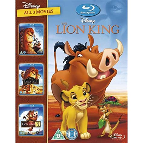 The Lion King Trilogy 1-3 [Blu-ray] 1 2 3 Box Set [UK Import] - Walmart.com - Walmart.com