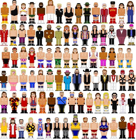 Wwf Superstars Poster