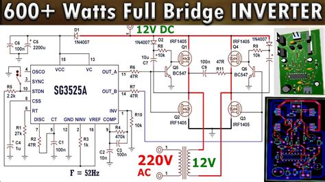 12v Dc To 12v Ac Inverter Circuit Diagram