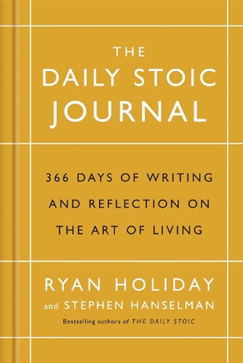 Daily Stoic Journal by Ryan Holiday, Hardcover, 9781788160230 | Buy ...