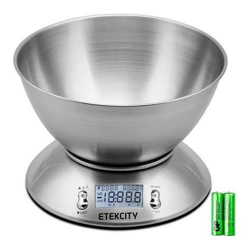 Digital Kitchen Scale with Removable Bowl • Healthy.Happy.Smart.