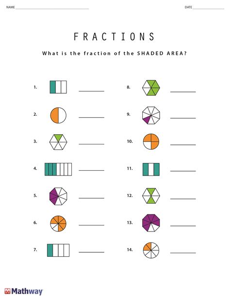 Learning fractions? Print out this worksheet! Follow our board for more. | Math Worksheets ...