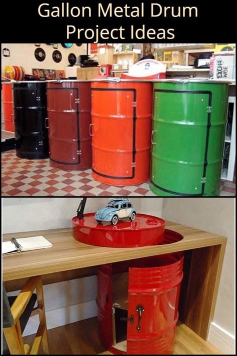 7 Awesome Gallon Metal Drum Project Ideas | Barrel projects, Metal drum, Metal barrel