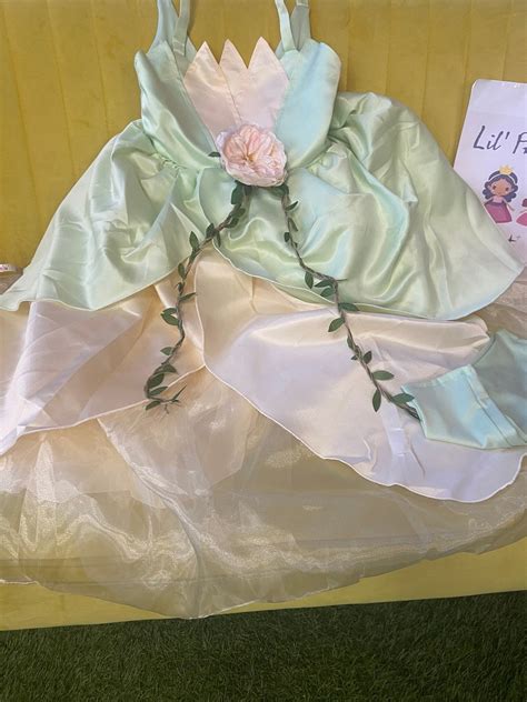 Girls Princess Tiana Cosplay Costume for Princess Tiana Party, Girls ...