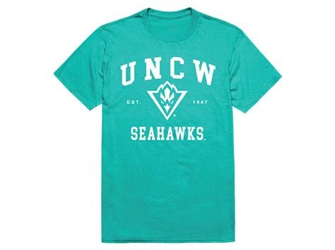 W Republic - UNCW University of North Carolina at Wilmington Seahawks Seal T-Shirt Teal ...