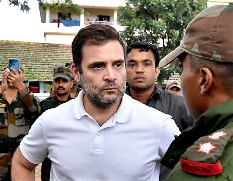 Wayanad | Rahul Gandhi visits Kerala landslide village - Telegraph India