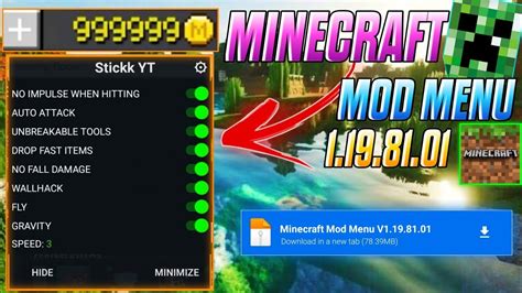 Minecraft Mod Menu v1.19.81.01 | Minecraft Mod Apk v1.19.81.01 | 2023 - YouTube