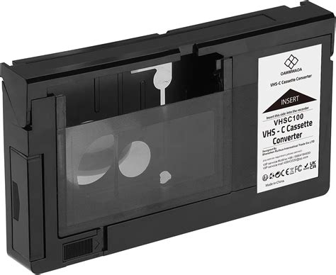 Buy HICOPEET VHS-C Cassette Adapter Compatible with VHS-C SVHS Camcorders JVC RCA Panasonic ...