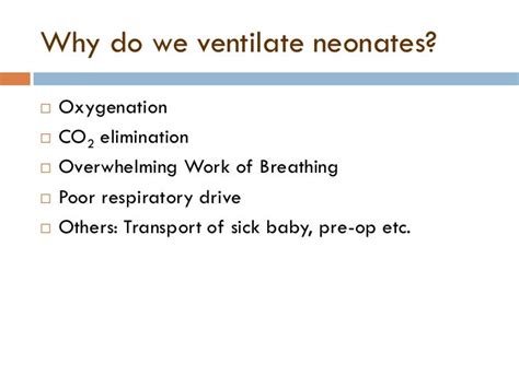 Basics of neonatal ventilation 1