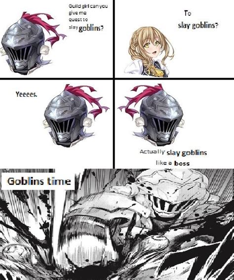 just another daily goblin slayer meme : r/Animemes