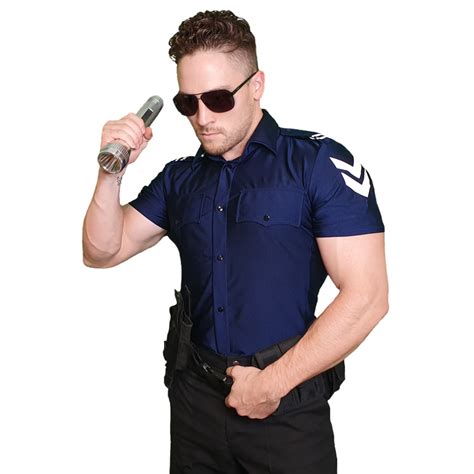 Police/Navy Officer - Uniform Costume Shirt - MSA