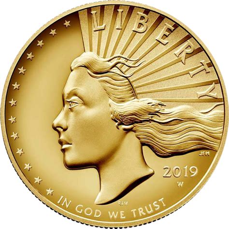 1 Unze Gold American Liberty 2019 (High Relief | 100 $ Dollar)