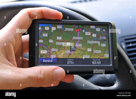 Navigation system, GPS Stock Photo - Alamy